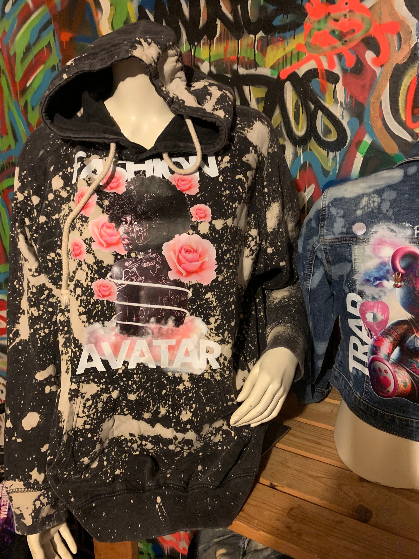 Bleached Fashion Avatar Hoodie